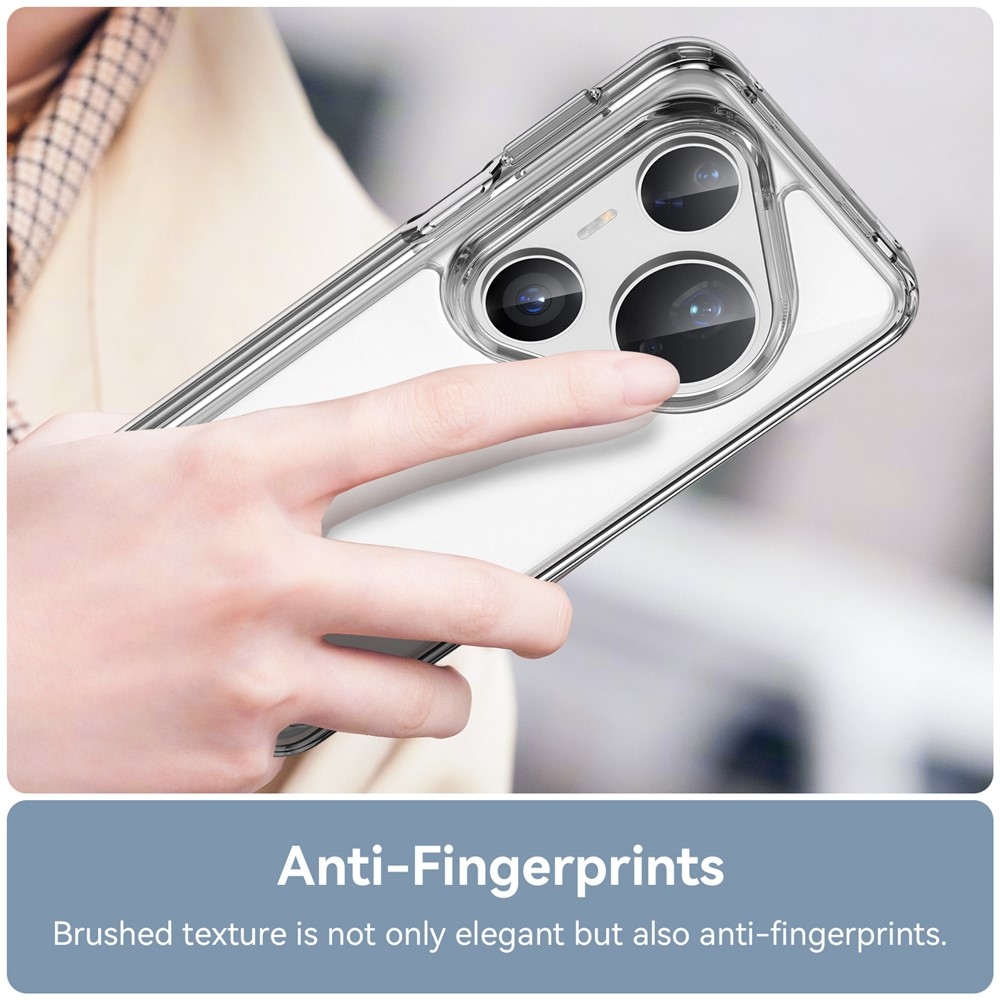 Gélový obal s pevným chrbtom na Huawei Pura 80 Pro/Pura 80 Ultra - priehľadný