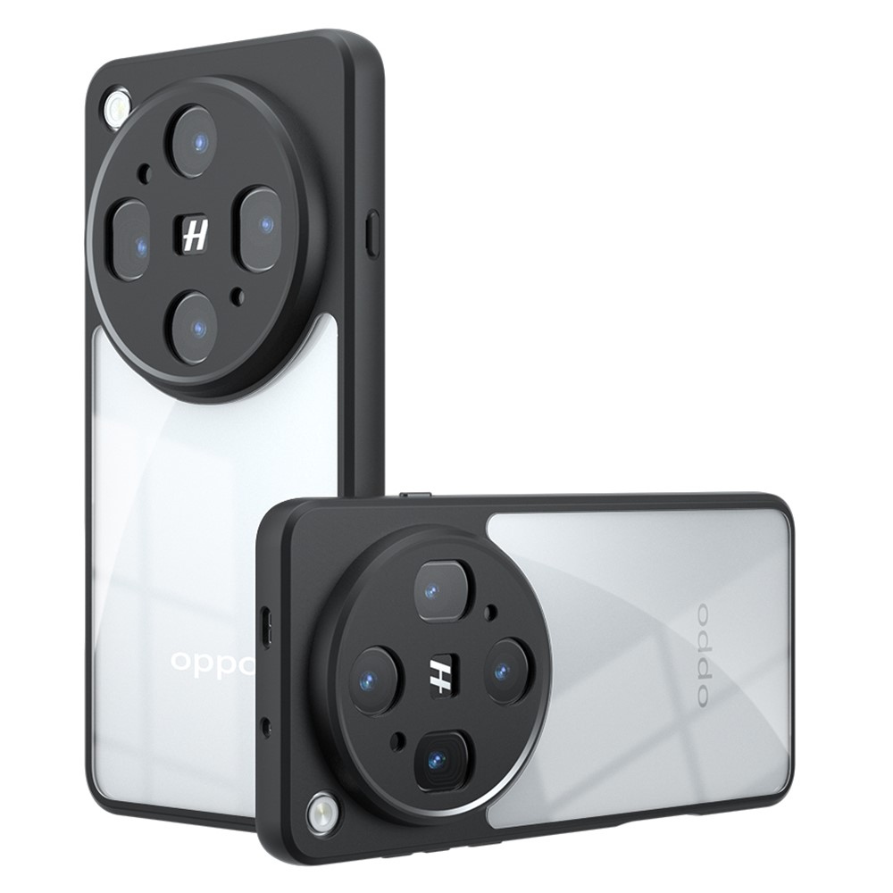 Gélový obal s pevným chrbtom na mobil Oppo Find X9 Ultra 5G - čierny