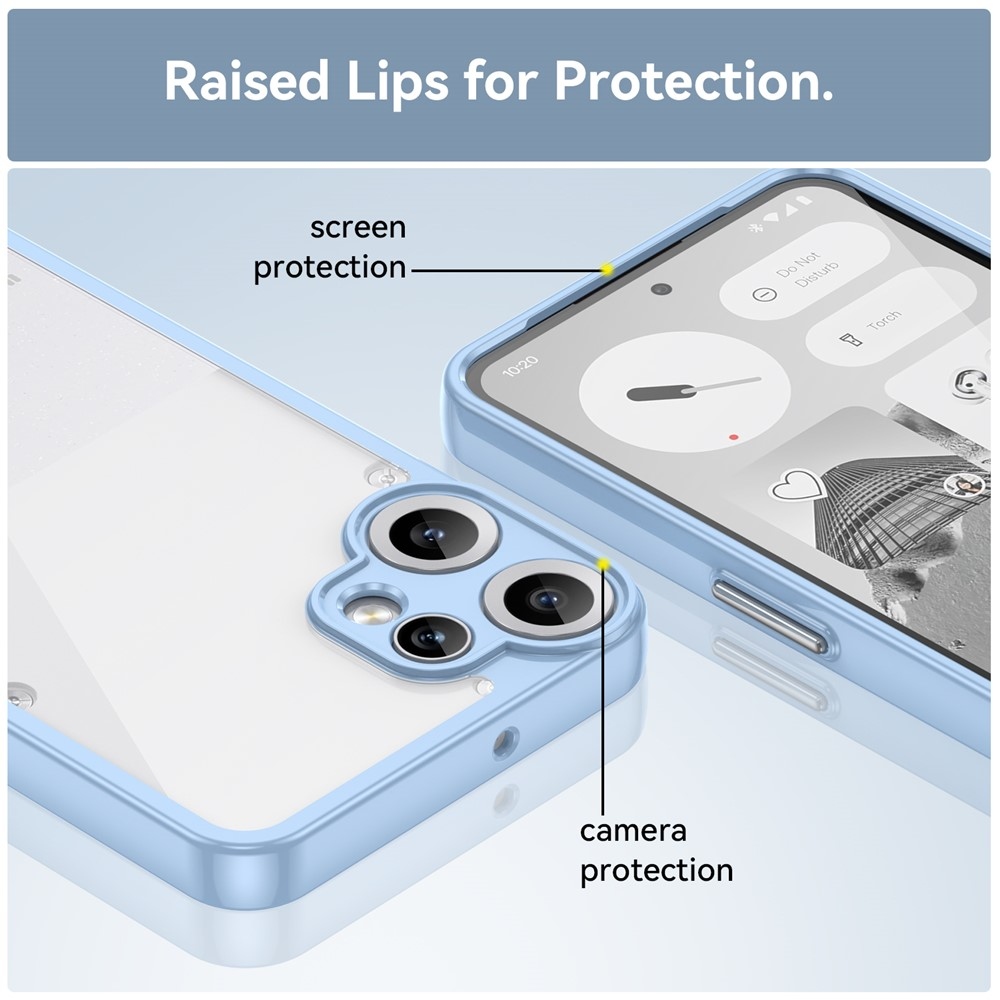 Gélový obal s pevným chrbtom na Nothing CMF Phone 2 Pro - modrý