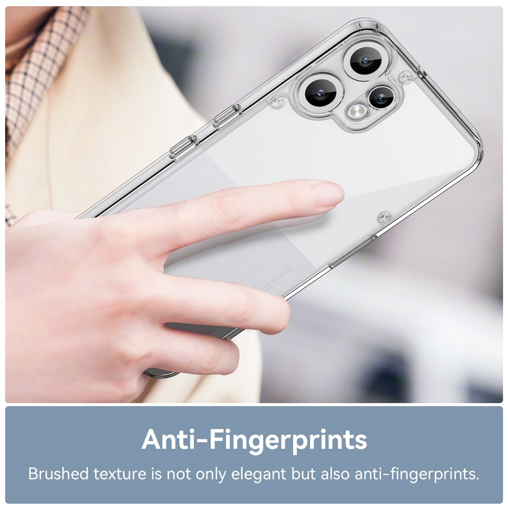 Gélový obal s pevným chrbtom na Nothing CMF Phone 2 Pro - priehľadný