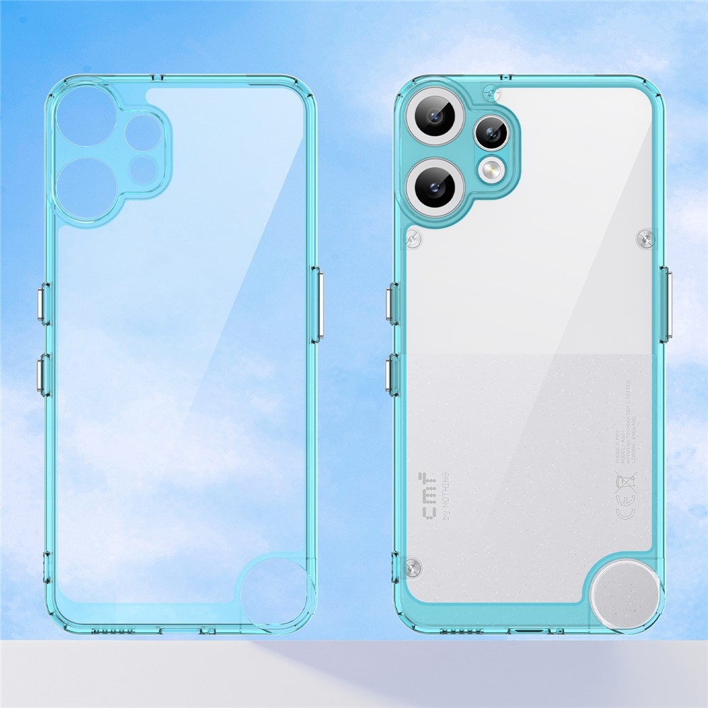 Gélový obal s pevným chrbtom na Nothing CMF Phone 2 Pro - svetlomodrý