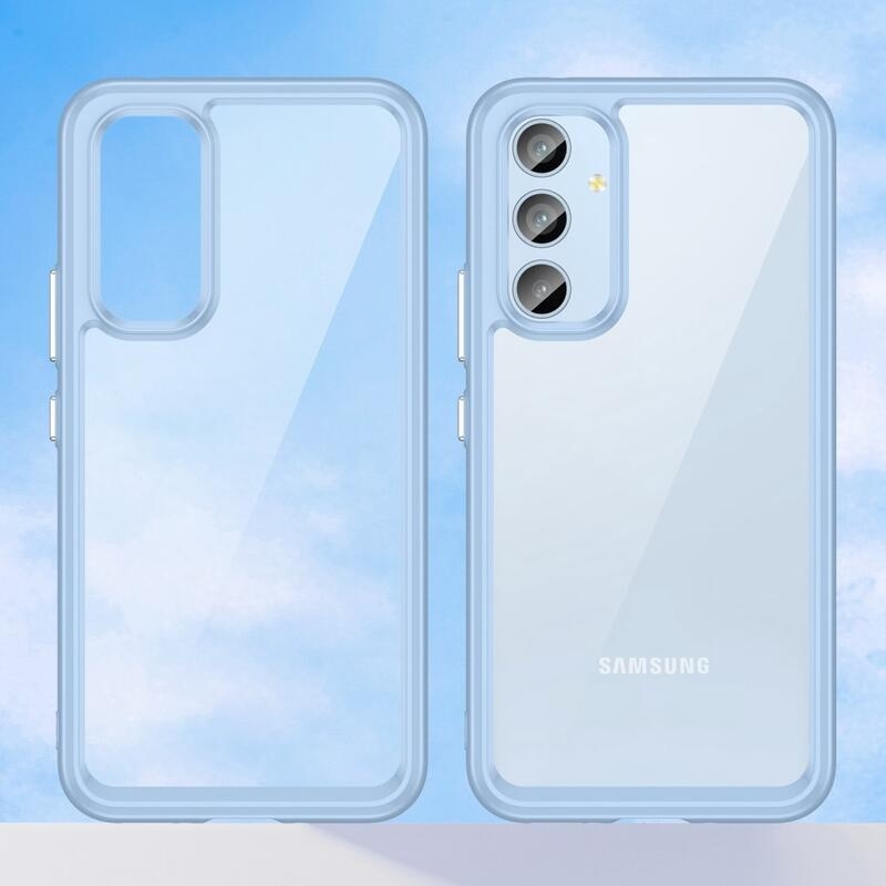 Gélový obal s pevným chrbtom na Samsung Galaxy A54 5G - modrý