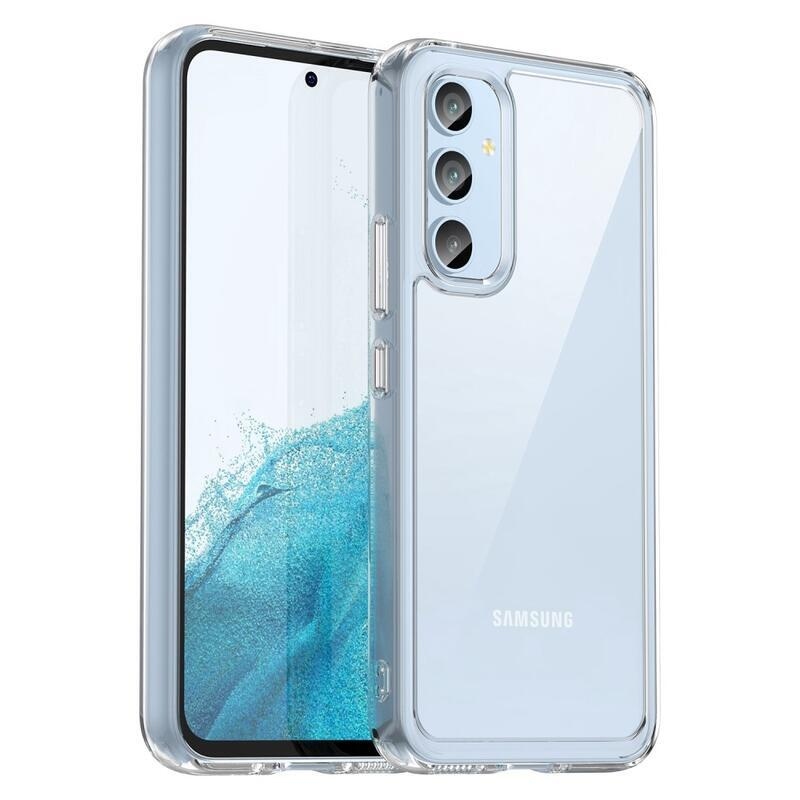 Gélový obal s pevným chrbtom na Samsung Galaxy A54 5G - priehľadný