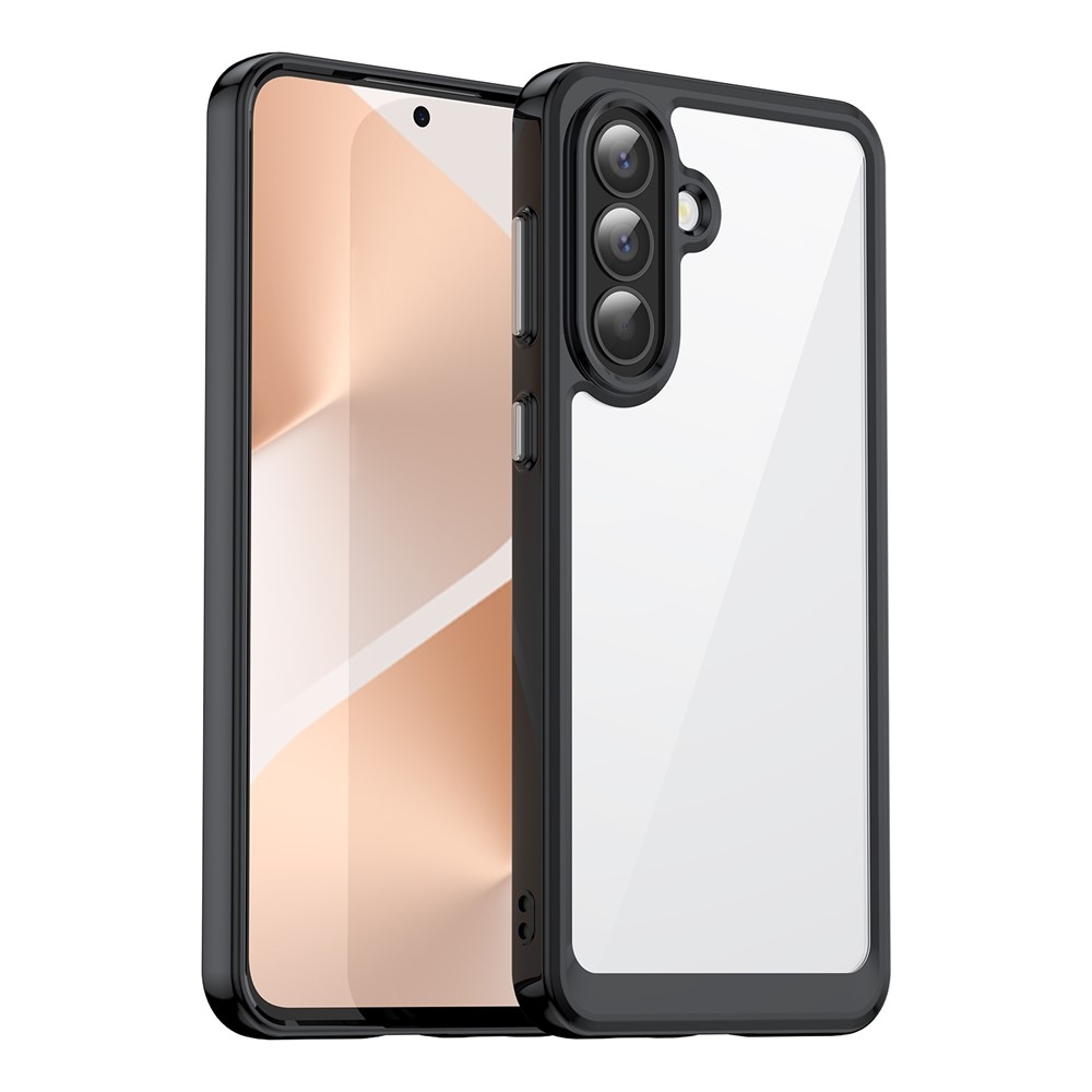 Gélový obal s pevným chrbtom na Samsung Galaxy A57 5G - čierny