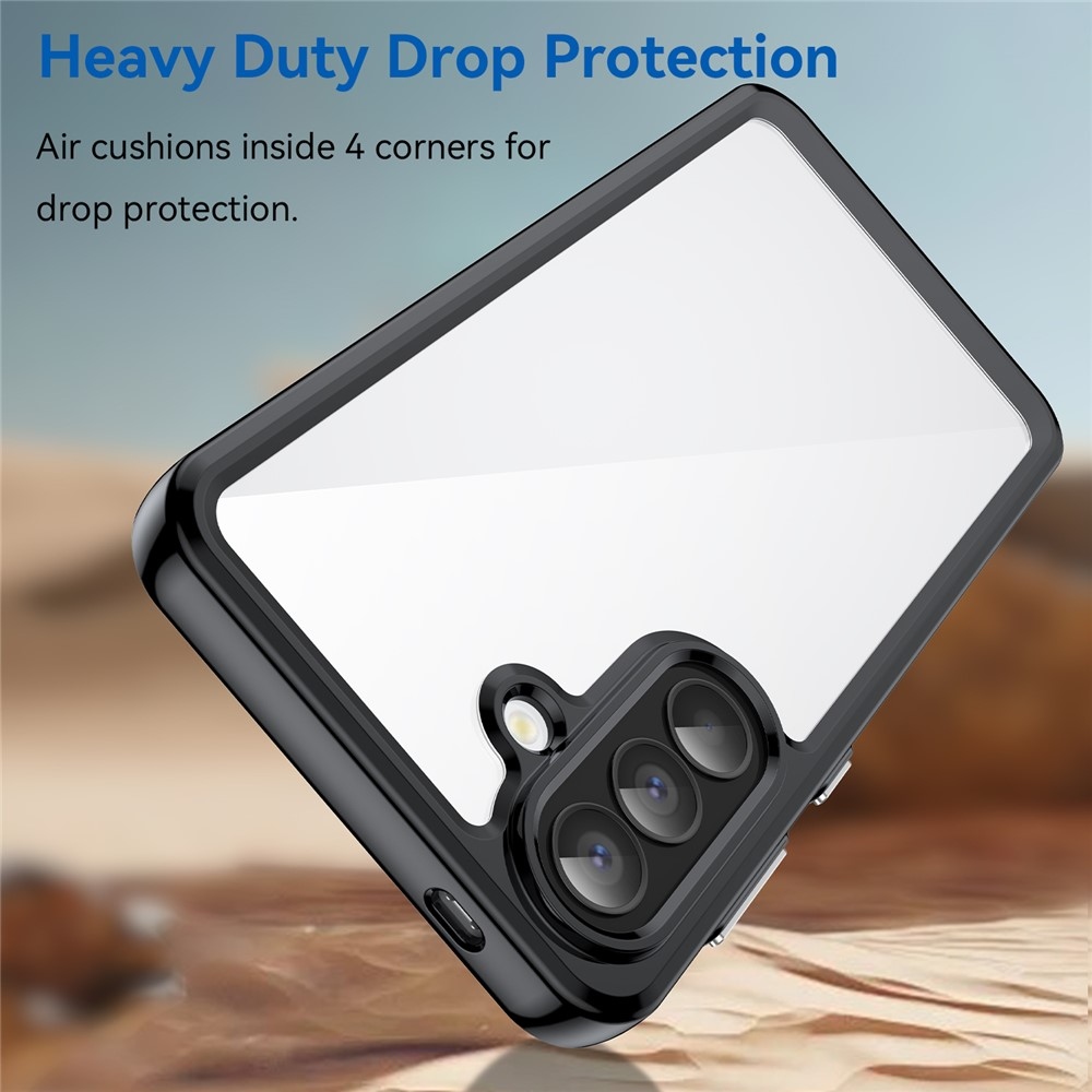 Gélový obal s pevným chrbtom na Samsung Galaxy A57 5G - čierny