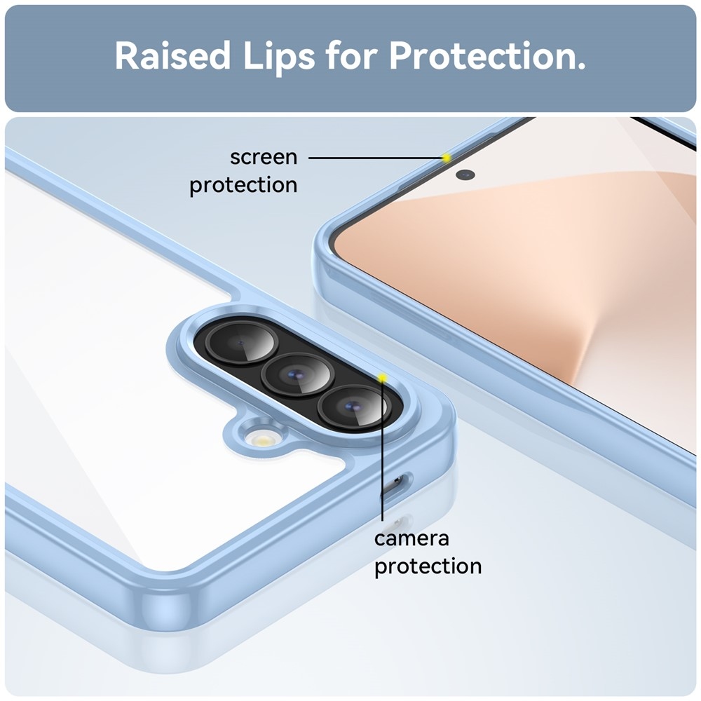 Gélový obal s pevným chrbtom na Samsung Galaxy A57 5G - modrý