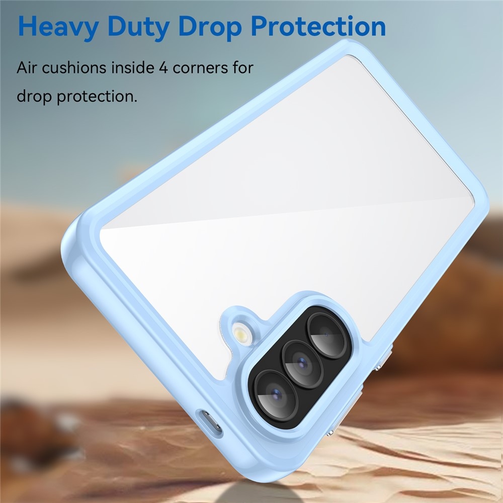 Gélový obal s pevným chrbtom na Samsung Galaxy A57 5G - modrý