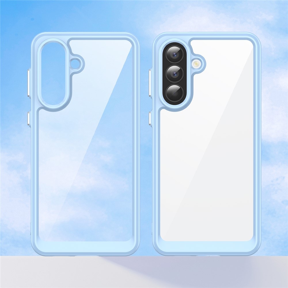 Gélový obal s pevným chrbtom na Samsung Galaxy A57 5G - modrý