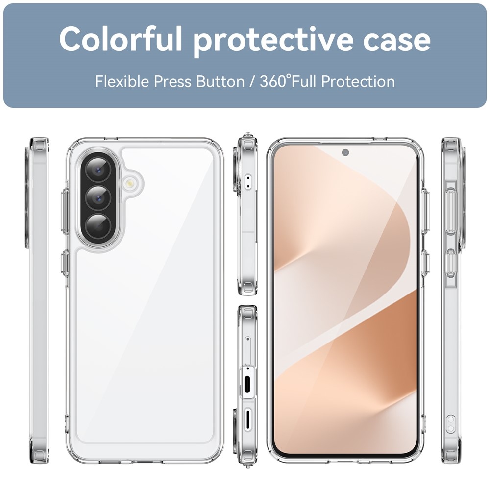 Gélový obal s pevným chrbtom na Samsung Galaxy A57 5G - priehľadný