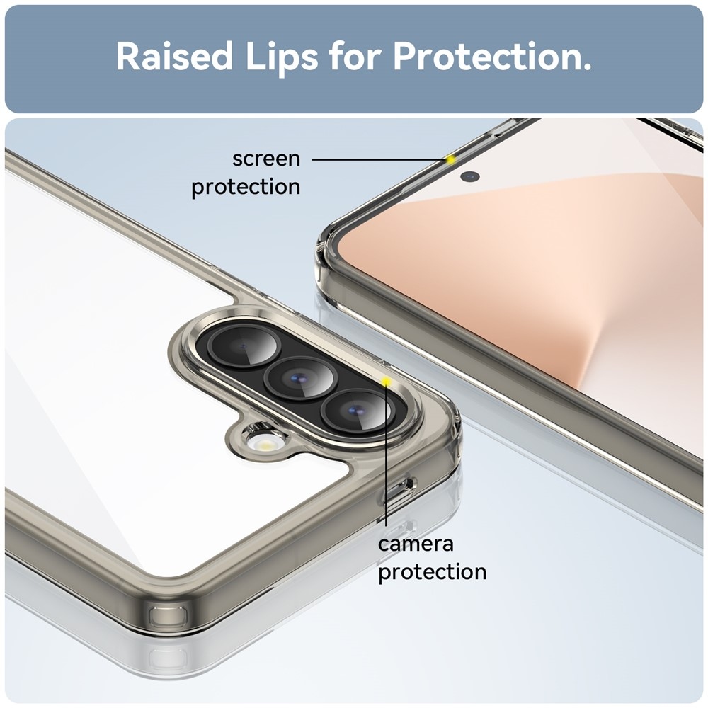 Gélový obal s pevným chrbtom na Samsung Galaxy A57 5G - šedý