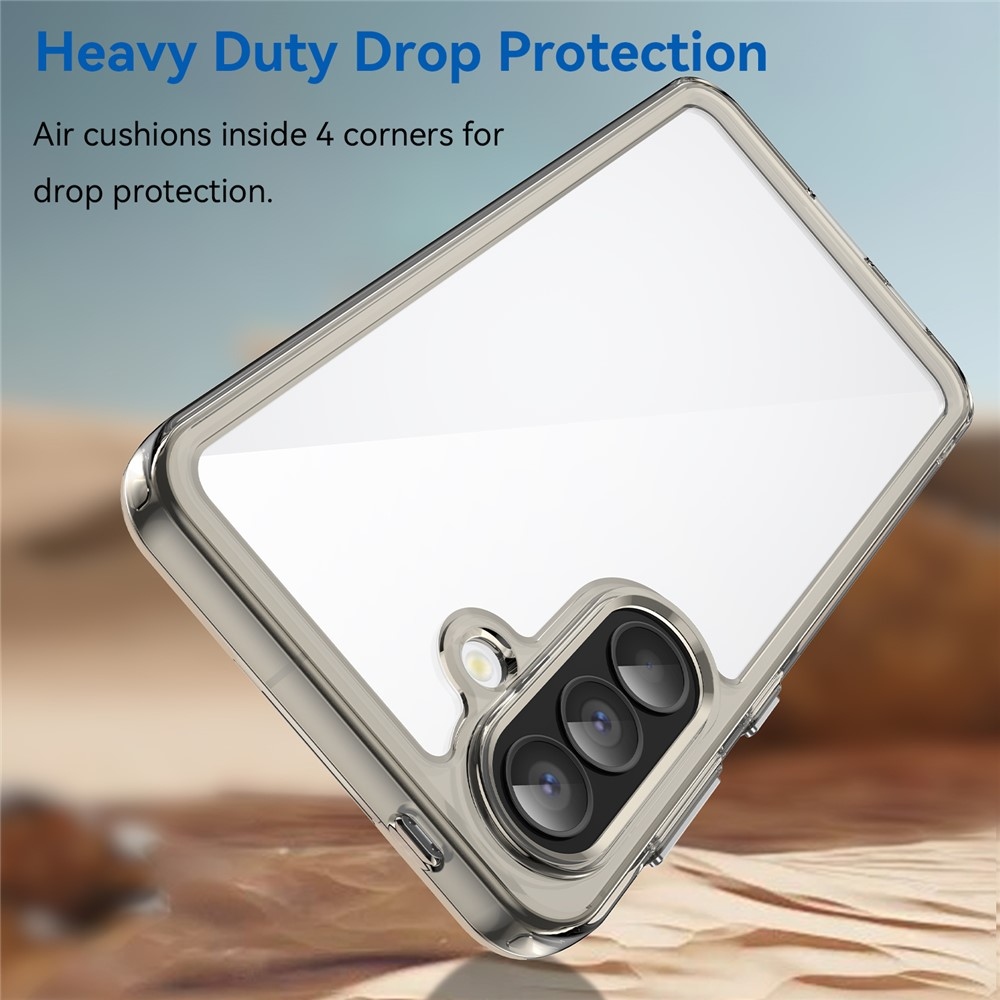 Gélový obal s pevným chrbtom na Samsung Galaxy A57 5G - šedý