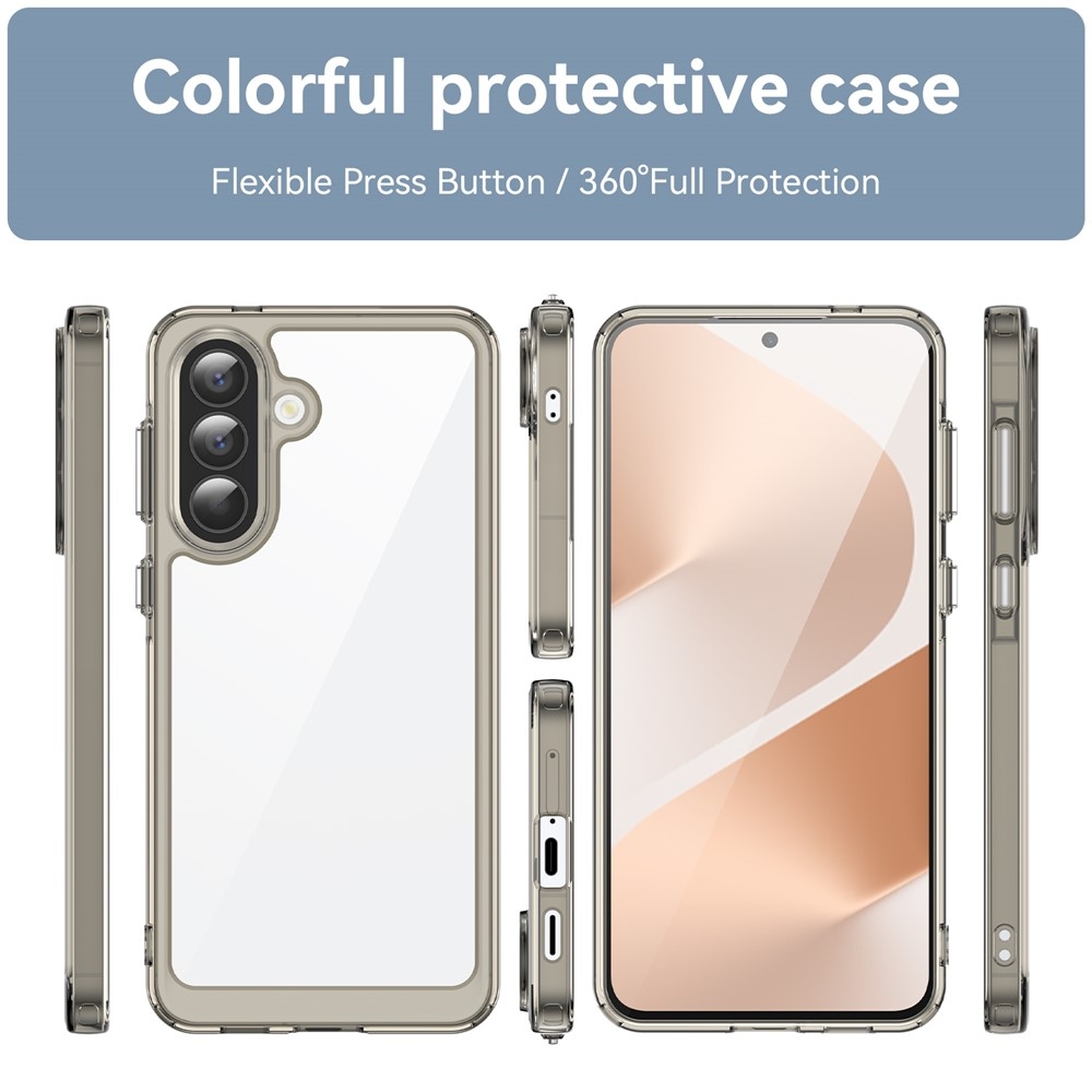 Gélový obal s pevným chrbtom na Samsung Galaxy A57 5G - šedý