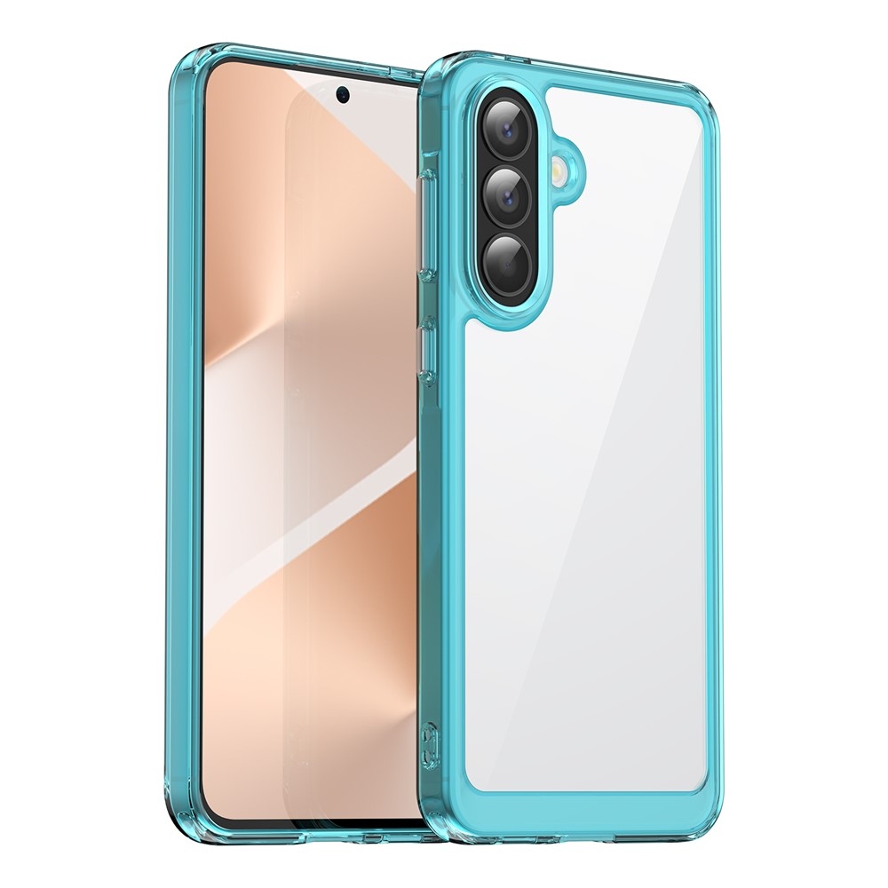 Gélový obal s pevným chrbtom na Samsung Galaxy A57 5G - svetlomodrý