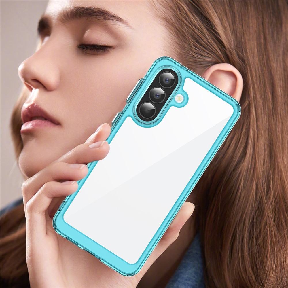 Gélový obal s pevným chrbtom na Samsung Galaxy A57 5G - svetlomodrý