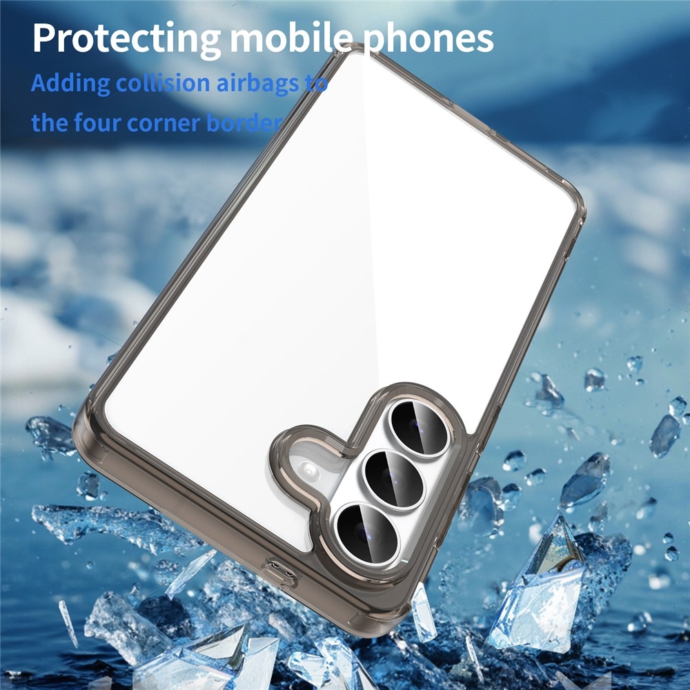 Gélový obal s pevným chrbtom na Samsung Galaxy S26/S26 Pro - čierny