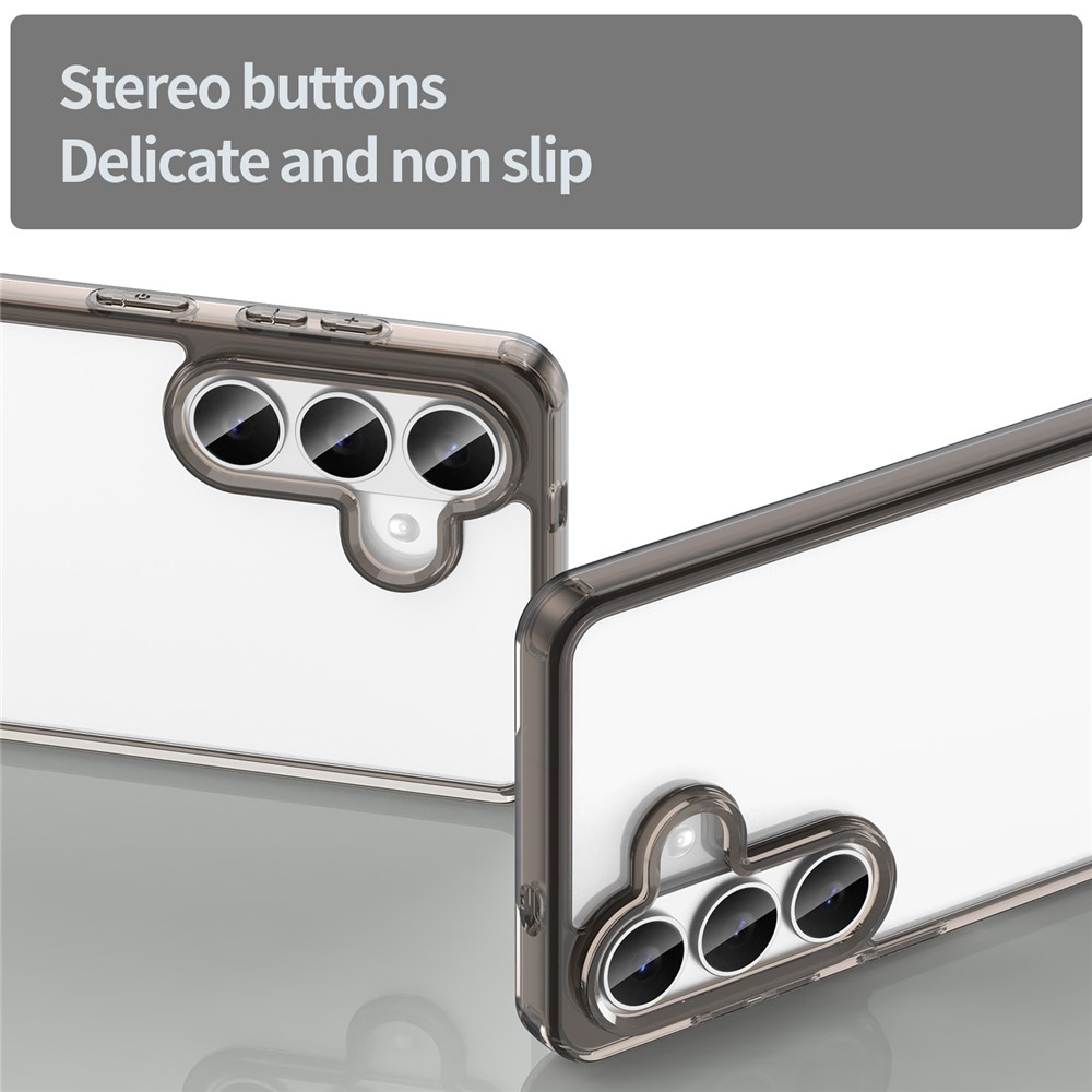 Gélový obal s pevným chrbtom na Samsung Galaxy S26/S26 Pro - čierny