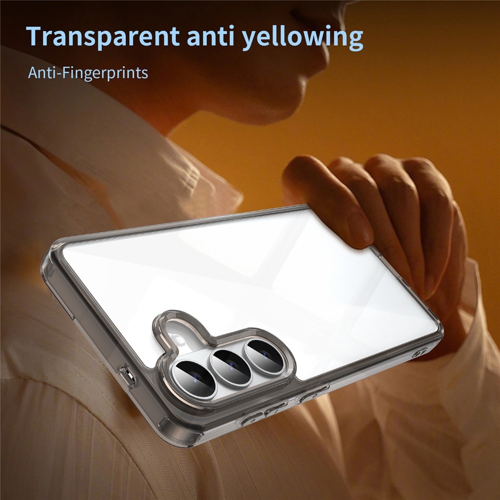 Gélový obal s pevným chrbtom na Samsung Galaxy S26/S26 Pro - čierny