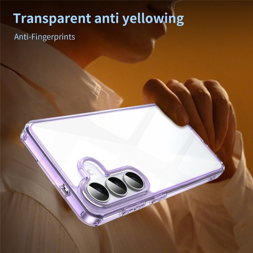 Gélový obal s pevným chrbtom na Samsung Galaxy S26/S26 Pro - fialový