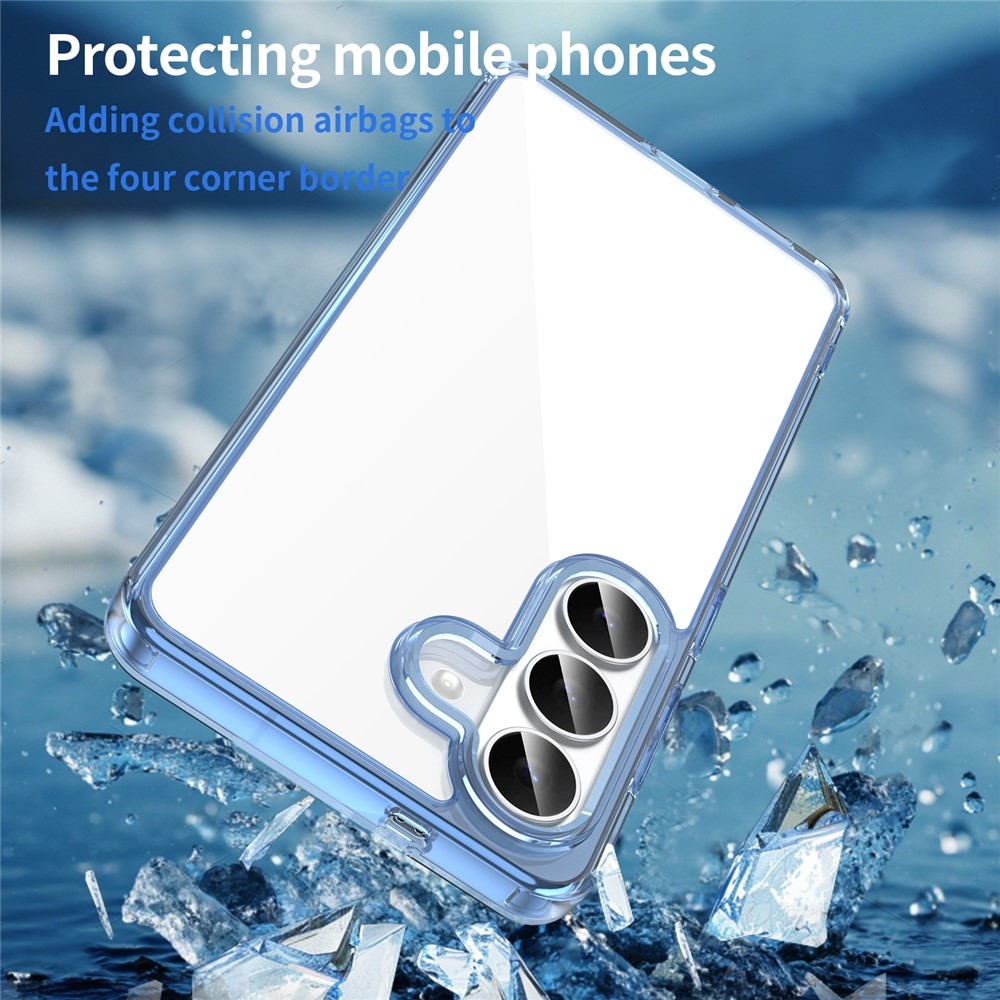 Gélový obal s pevným chrbtom na Samsung Galaxy S26/S26 Pro - modrý