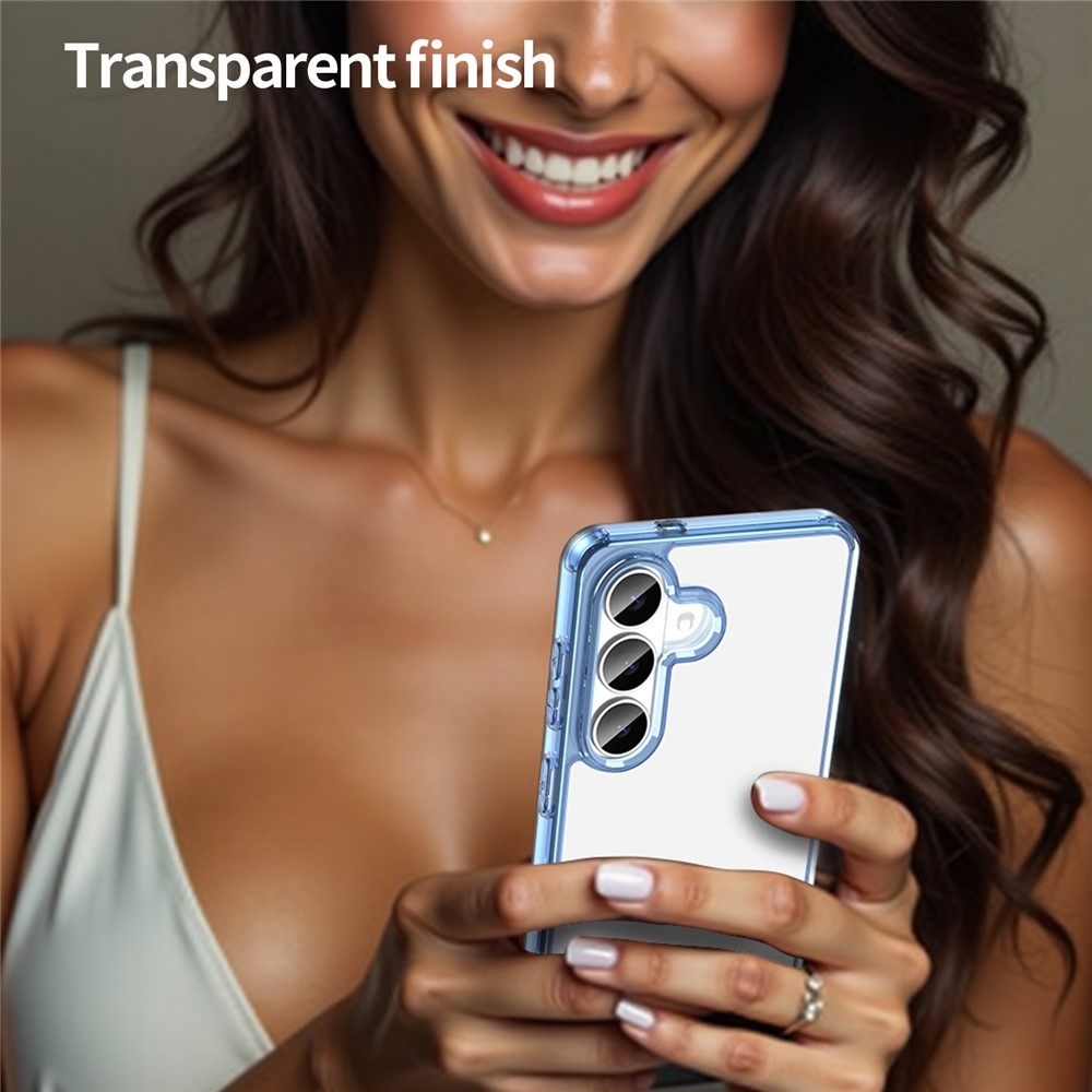 Gélový obal s pevným chrbtom na Samsung Galaxy S26/S26 Pro - modrý