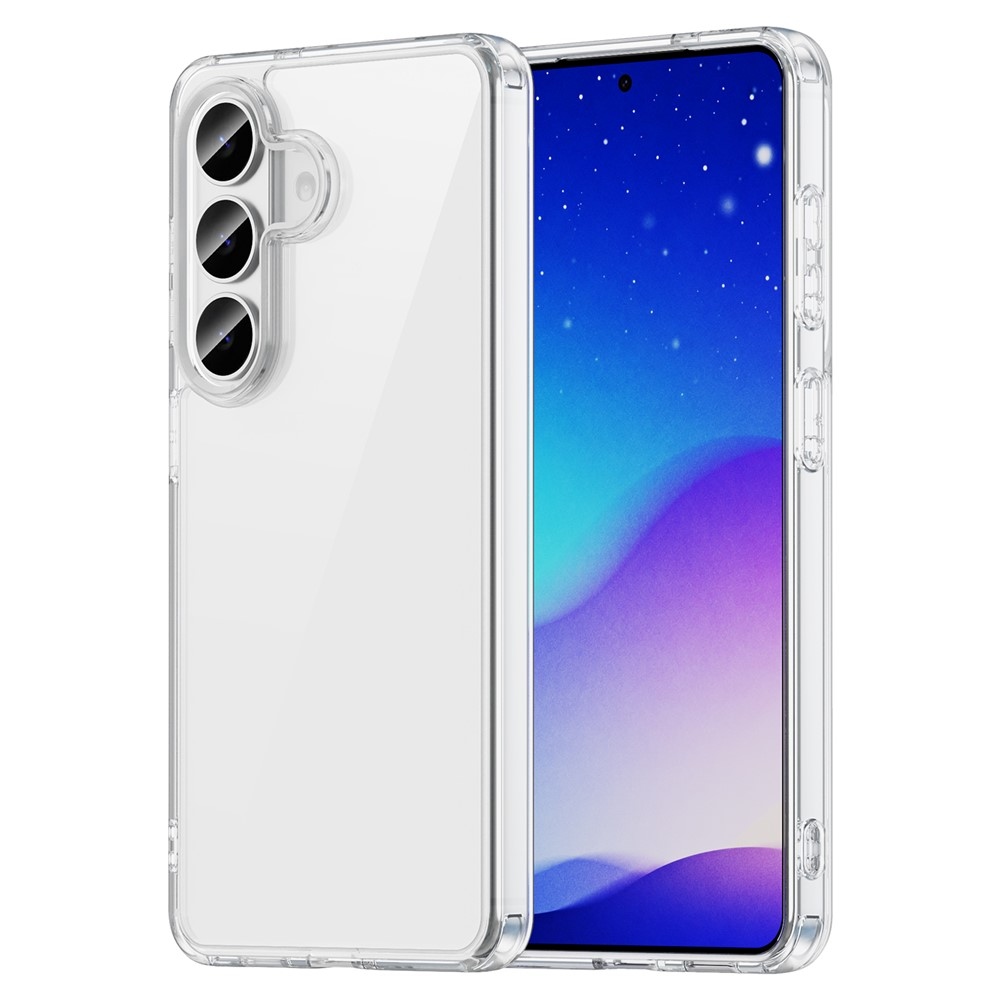 Gélový obal s pevným chrbtom na Samsung Galaxy S26/S26 Pro - priehľadný