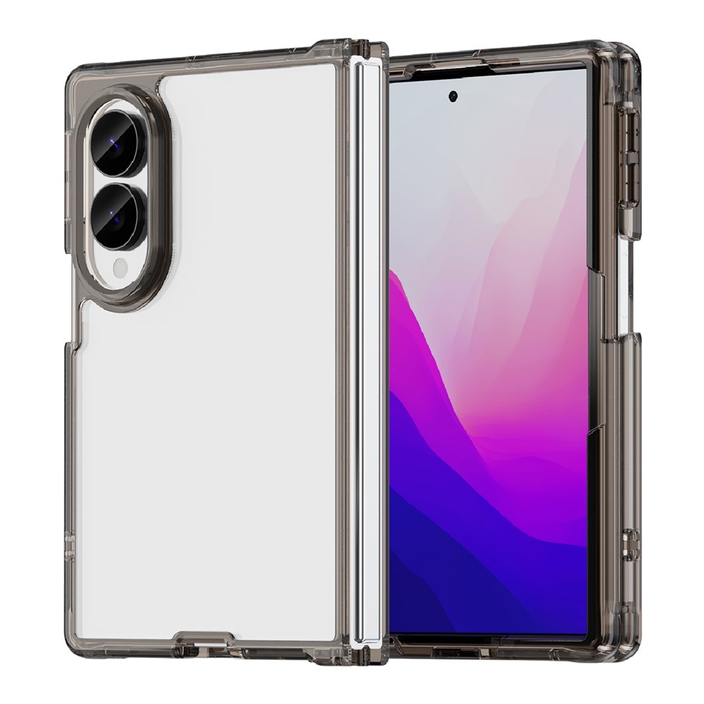 Gélový obal s pevným chrbtom na Samsung Galaxy Z Fold8 5G - čierny