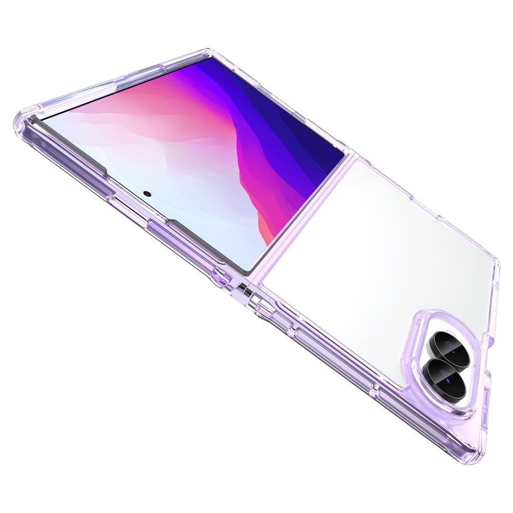 Gélový obal s pevným chrbtom na Samsung Galaxy Z Fold8 5G - fialový