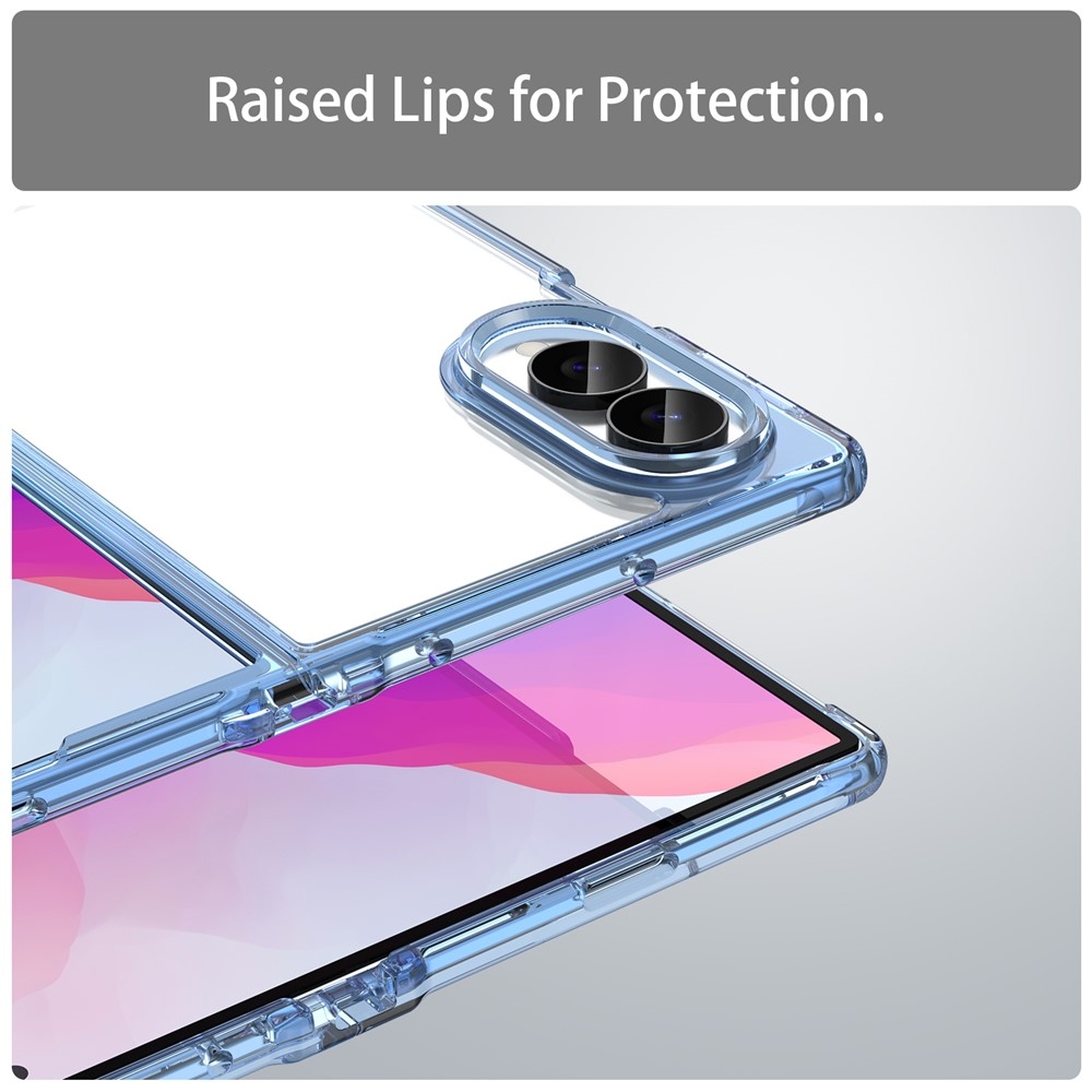 Gélový obal s pevným chrbtom na Samsung Galaxy Z Fold8 5G - modrý