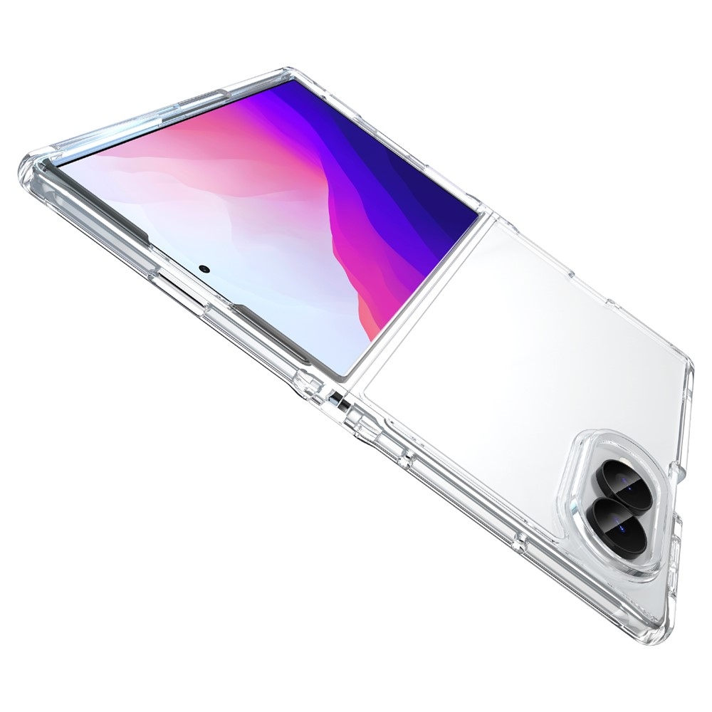 Gélový obal s pevným chrbtom na Samsung Galaxy Z Fold8 5G - priehľadný