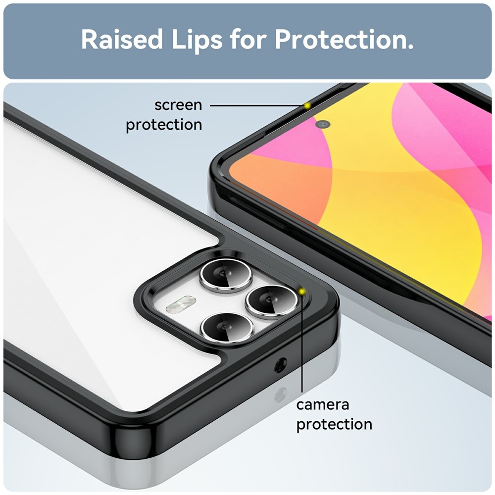 Gélový obal s pevným chrbtom na T-Mobile T Phone 3 Pro - čierny