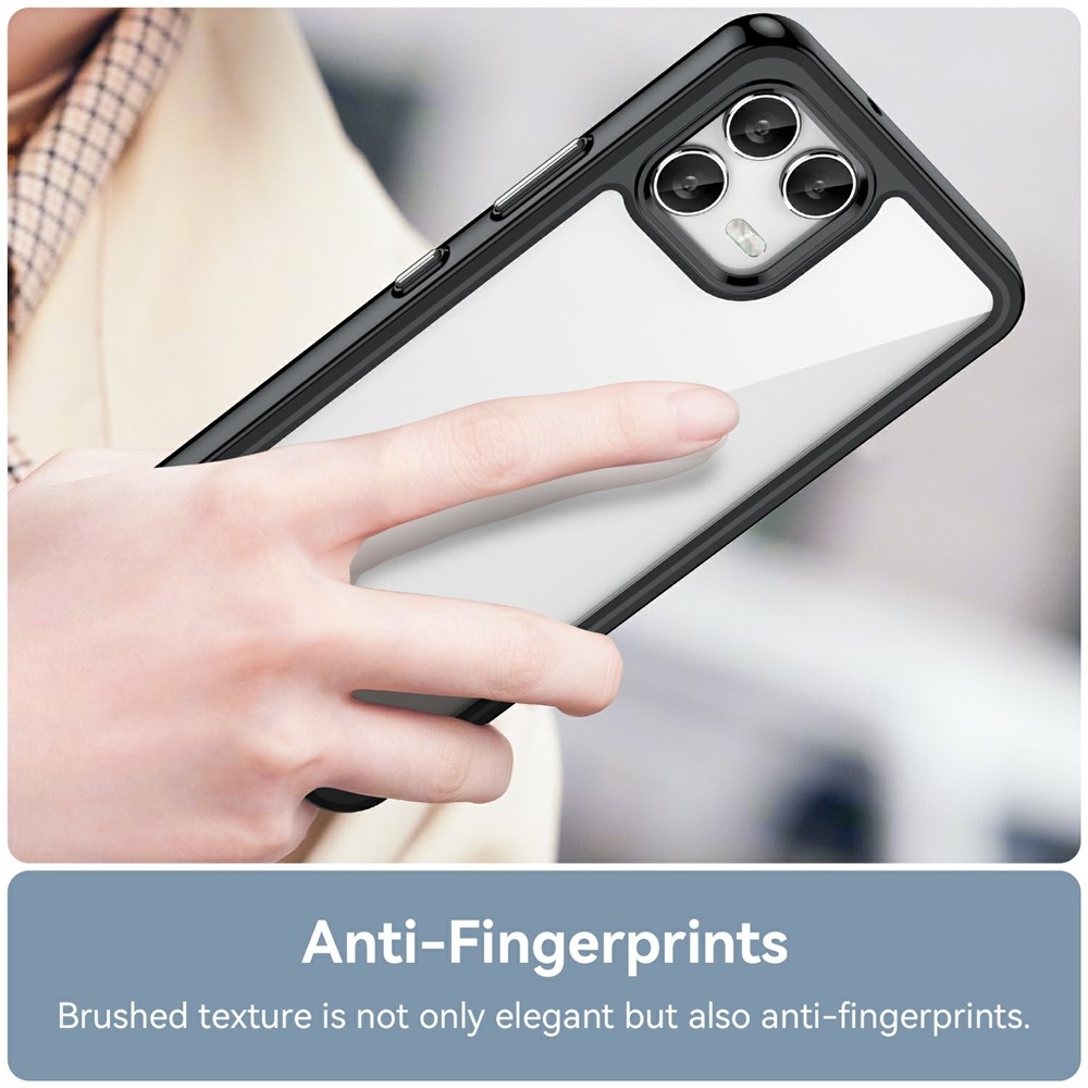 Gélový obal s pevným chrbtom na T-Mobile T Phone 3 Pro - čierny