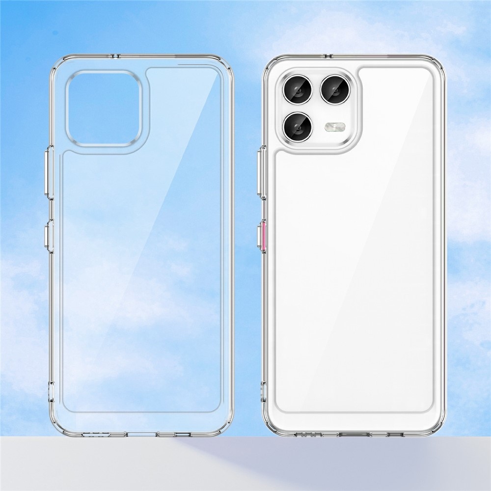 Gélový obal s pevným chrbtom na T-Mobile T Phone 3 Pro - priehľadný