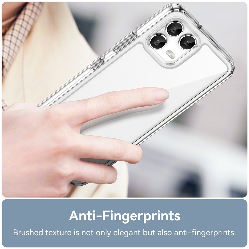 Gélový obal s pevným chrbtom na T-Mobile T Phone 3 Pro - priehľadný