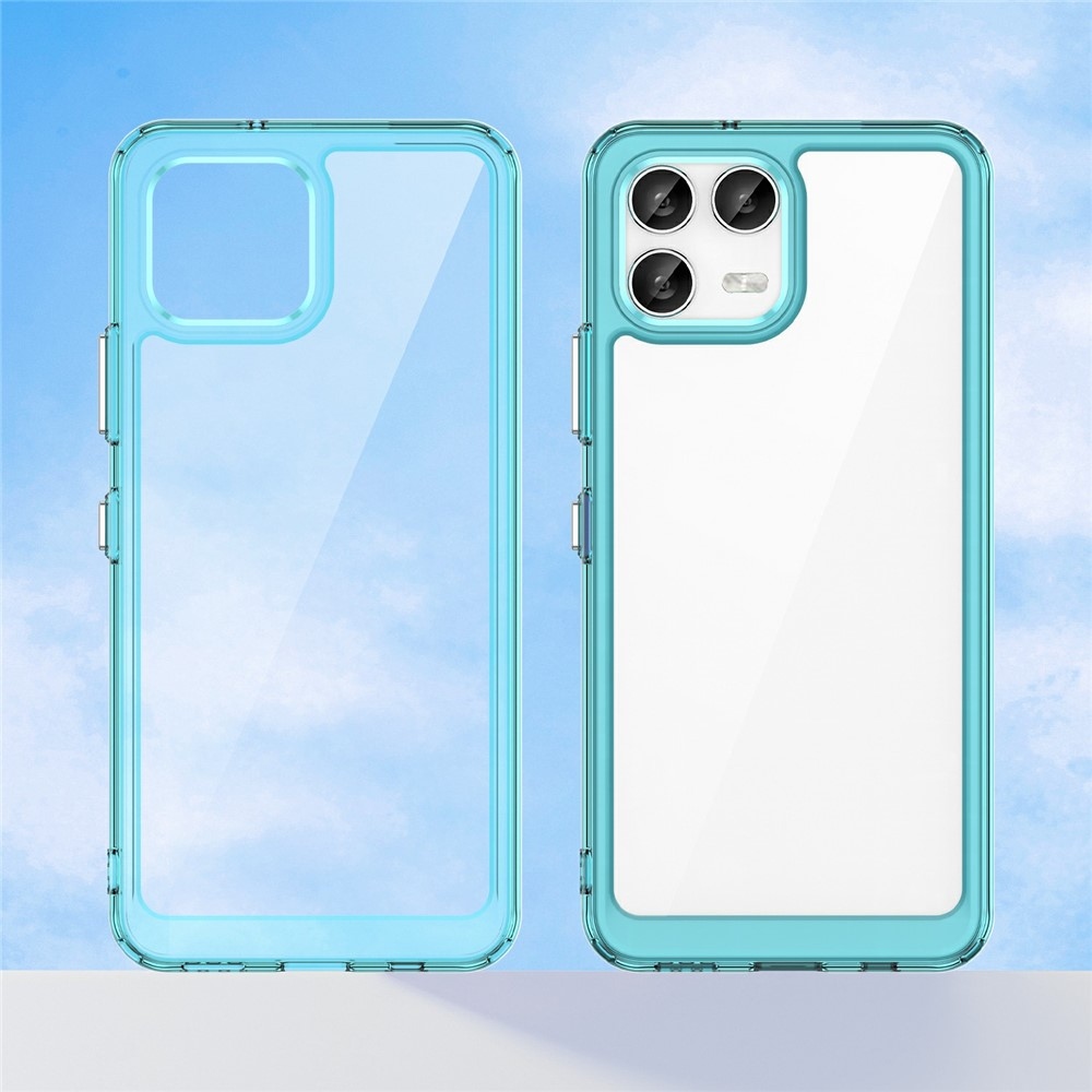 Gélový obal s pevným chrbtom na T-Mobile T Phone 3 Pro - svetlomodrý