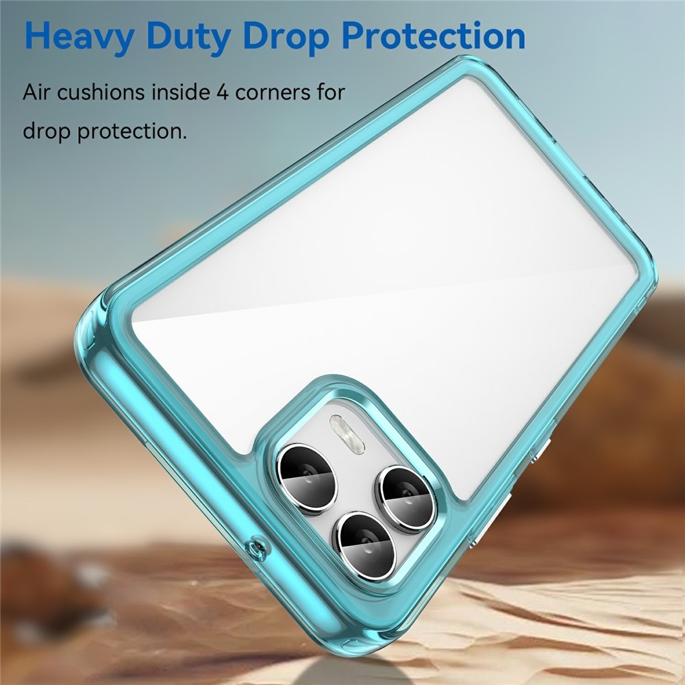 Gélový obal s pevným chrbtom na T-Mobile T Phone 3 Pro - svetlomodrý