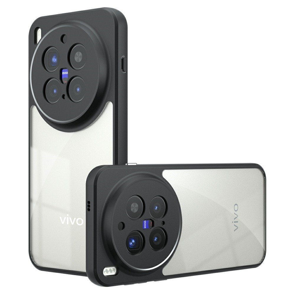 Gélový obal s pevným chrbtom na Vivo X300 Pro 5G - čierny