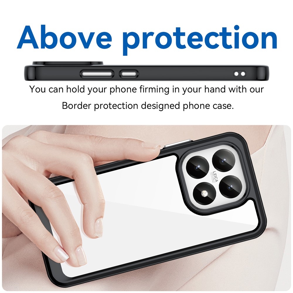 Gélový obal s pevným chrbtom na Xiaomi 15T - čierny