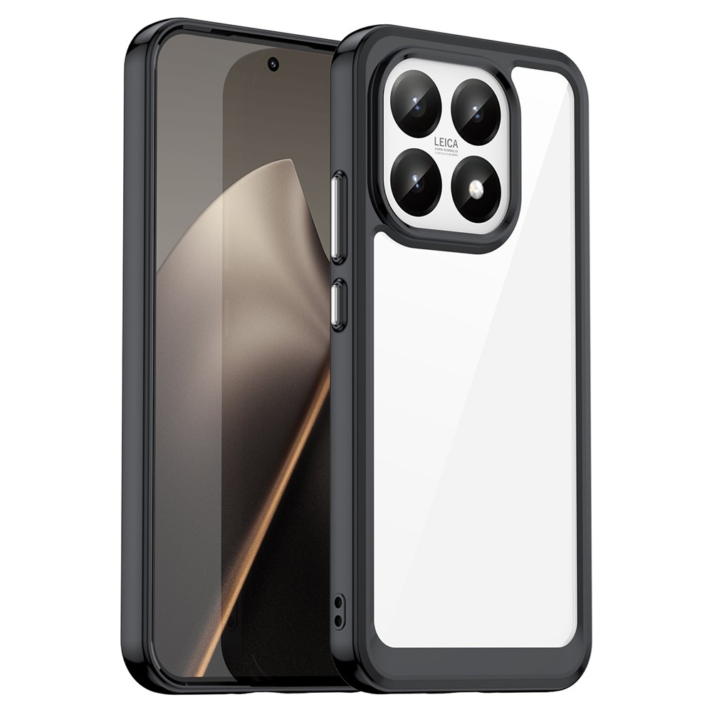 Gélový obal s pevným chrbtom na Xiaomi 15T - čierny