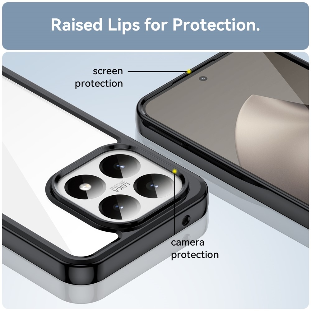 Gélový obal s pevným chrbtom na Xiaomi 15T - čierny