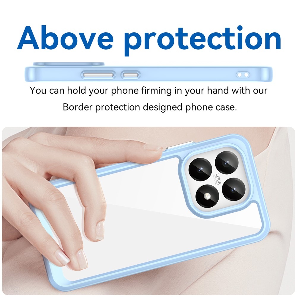 Gélový obal s pevným chrbtom na Xiaomi 15T - modrý