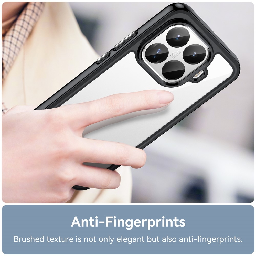 Gélový obal s pevným chrbtom na Xiaomi 15T Pro - čierny