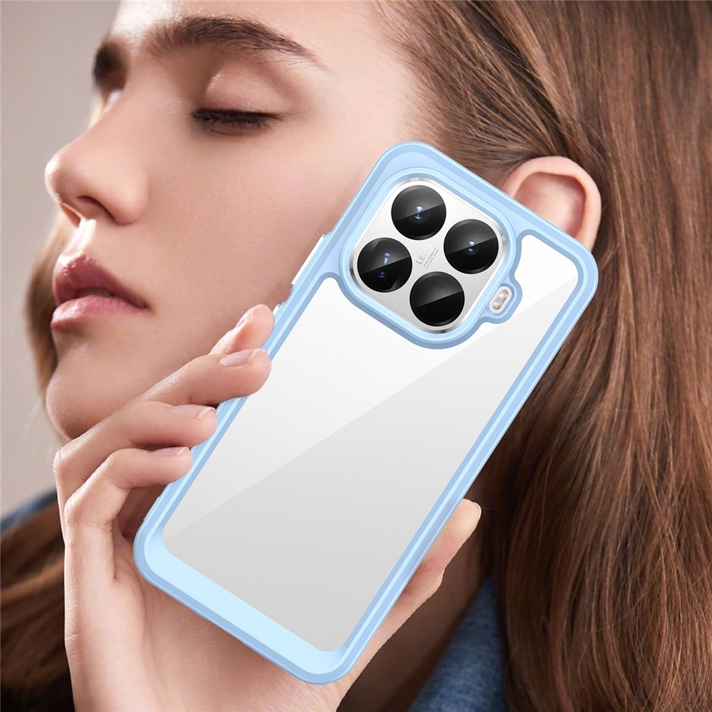 Gélový obal s pevným chrbtom na Xiaomi 15T Pro - modrý