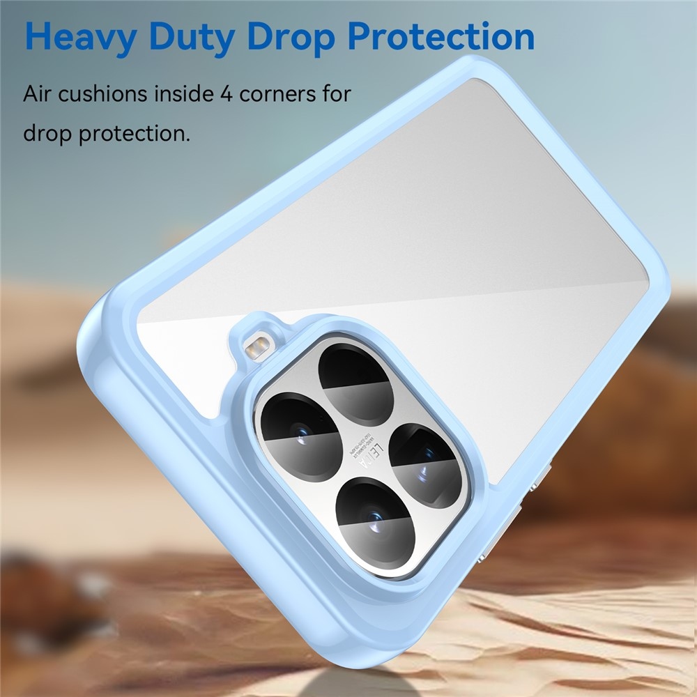 Gélový obal s pevným chrbtom na Xiaomi 15T Pro - modrý