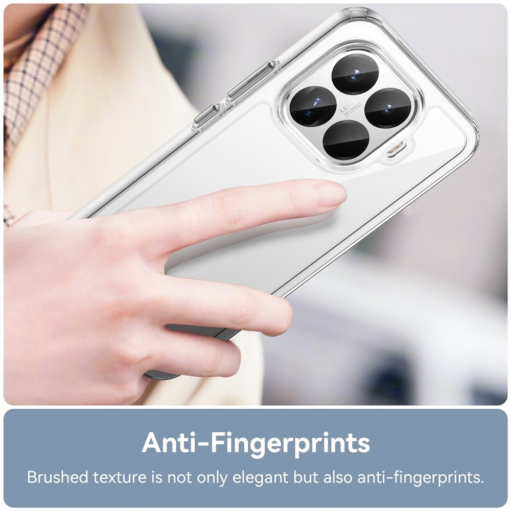 Gélový obal s pevným chrbtom na Xiaomi 15T Pro - priehľadný