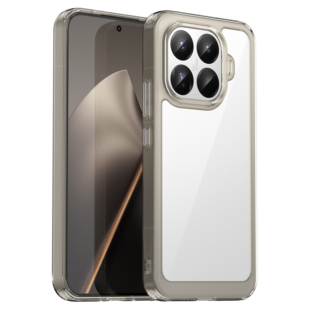 Gélový obal s pevným chrbtom na Xiaomi 15T Pro - šedý