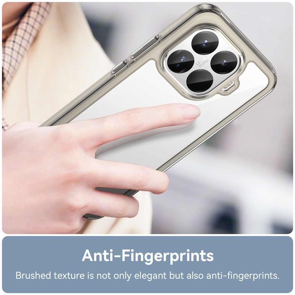 Gélový obal s pevným chrbtom na Xiaomi 15T Pro - šedý