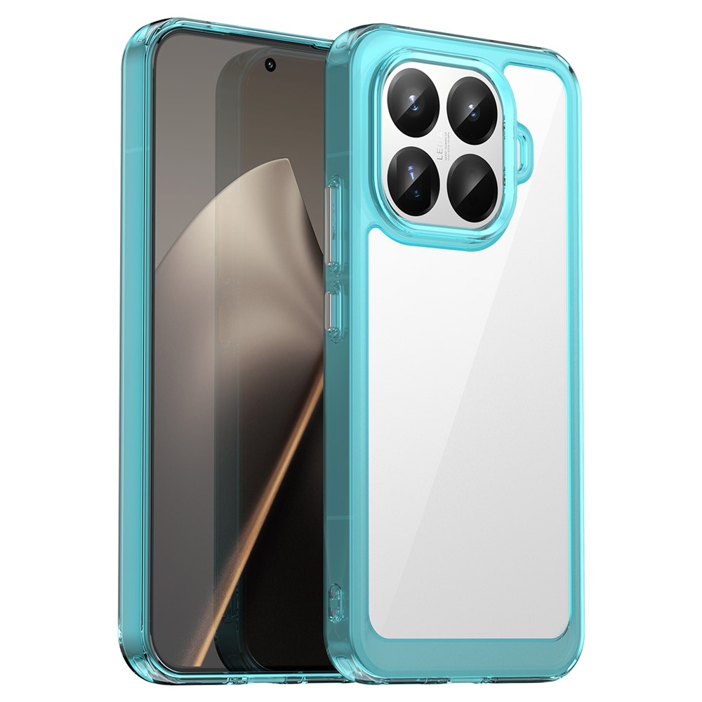 Gélový obal s pevným chrbtom na Xiaomi 15T Pro - svetlomodrý