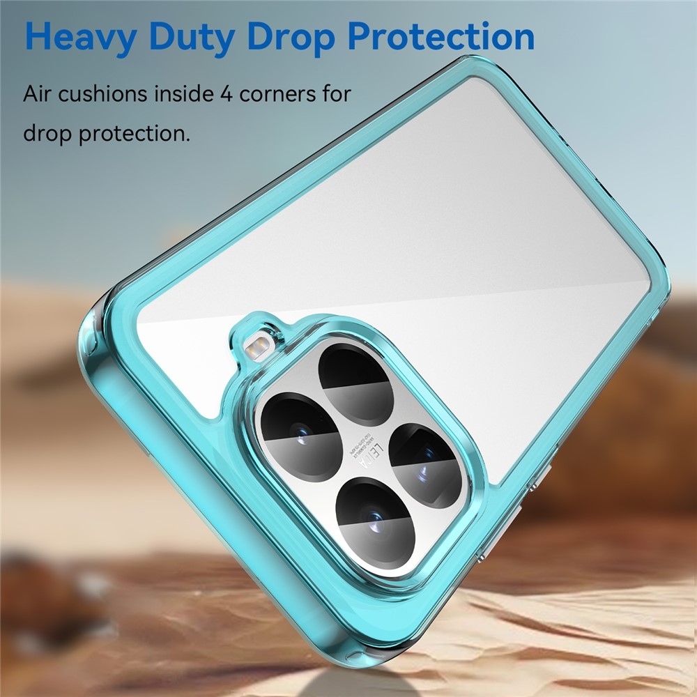 Gélový obal s pevným chrbtom na Xiaomi 15T Pro - svetlomodrý