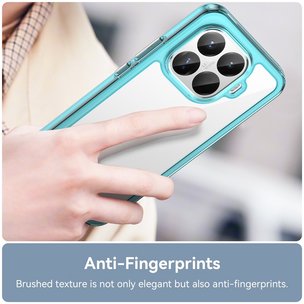 Gélový obal s pevným chrbtom na Xiaomi 15T Pro - svetlomodrý