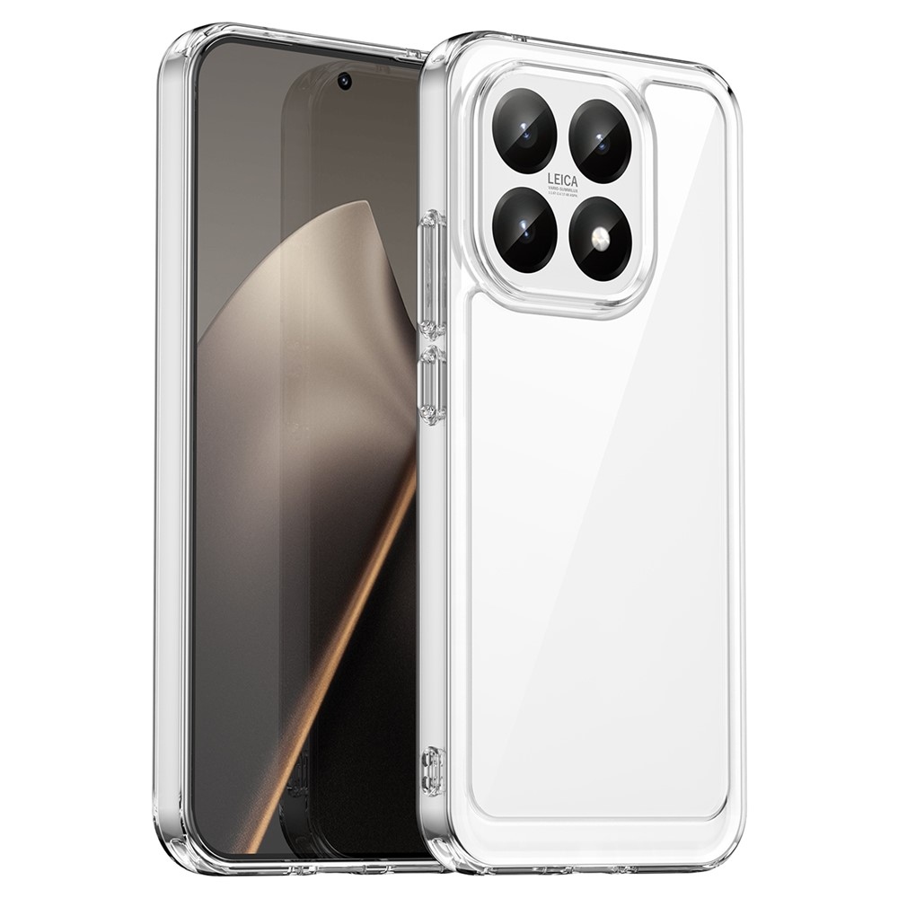 Gélový obal s pevným chrbtom na Xiaomi 15T - priehľadný